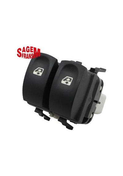 Sagem 500939 Cam Açma Düğmesi Clıo Iıı Ön Sol Beyaz Çiftli 8200214939