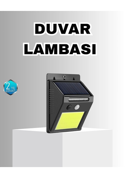 Solar Güçlü Led Dış Mekan Lambası Güneş Enerjisiyle Şarj Olan Sensörlü Bahçe Işığı Diğer