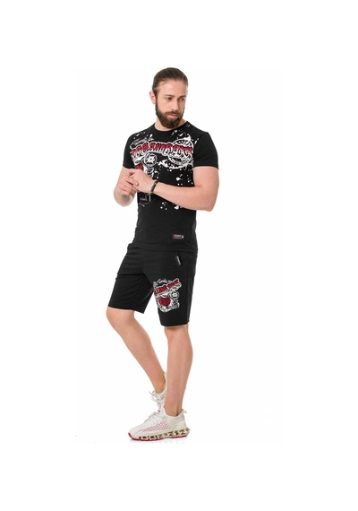 Cipo & Baxx Ck274 Erkek Şort Siyah