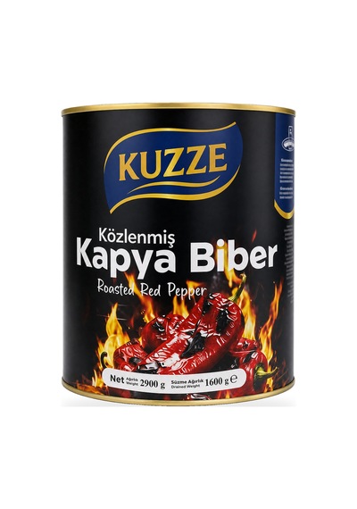 Kuzze Közlenmiş Kapya Biber Teneke 2900 G