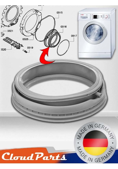 Bosch Uyumlu/siemens/profilo Çamaşır Makineleri İle  Körük Lastiği Cld luğu Sorunuz
