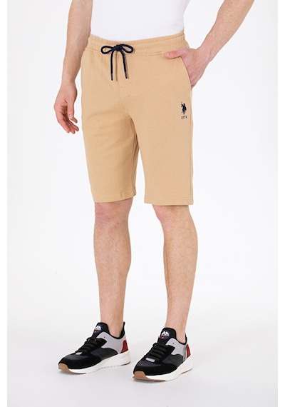 U.S. Polo Assn. Erkek Camel Örme Şort 50263258-vr015 Çok Renkli