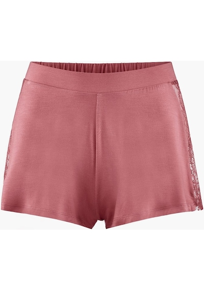 Aubade Lazy Days Shorty Modal Ve Ipek Karışımı Dantelli Şort Külot Pembe