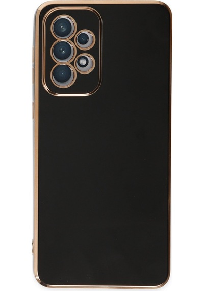 Samsung Galaxy Uyumlu , A73 5g Kılıf Volet Silikon - Siyah