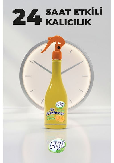 Melon Oda Spreyi 400 Ml - 6'lı Eko Paket Air Freshener Neon Kavun Oda Kokusu Kavun