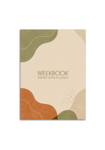 Lexroo Tarihsiz Ajanda 12x17 Cm Cep Boy 80 Sayfa Weekbook Çok Renkli