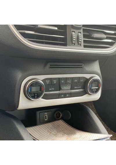 Autogp Ford Focus 2019+ Klıma Panel Kaplama Sılver Abs