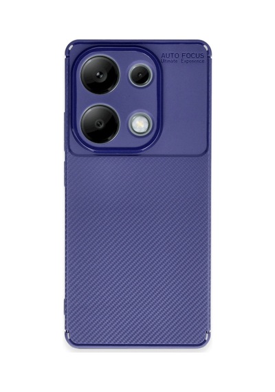 Xiaomi Redmi Note 13 Pro 4g Kılıf Auto Focus Karbon Kapak - Lacivert 0.2M-Çok Renkli