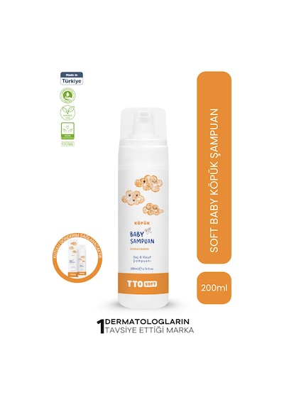 Tto Soft Bebek Köpük Şampuanı 200  Ml