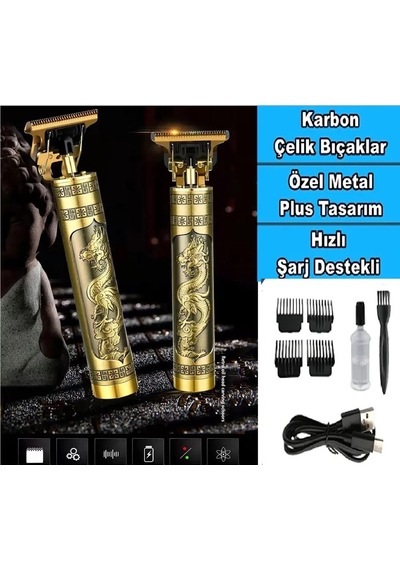 Twotwo Vintage T9 Dragon Saç Sakal Tıraş Makinesi