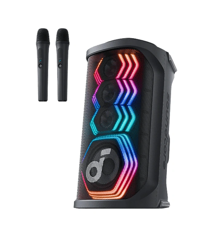 Anker Soundcore Rave 3s 200w Aı Karaoke Bluetooth Hoparlör Party Hoparlörü Yapay Zeka Destekli Vokal Kaldırma Siyah
