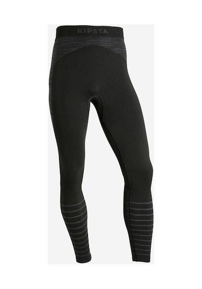 Decathlon Kipsta Futbol Tayt İçlik - Siyah - Yetişkin - Keepdry 500 Siyah/karbon Gri