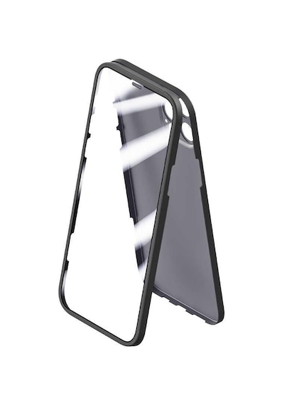 Apple Uyumlu iPhone 12 Pro Uyumlu Kılıf 360 Derece Full Koruma Kılıf Siyah -