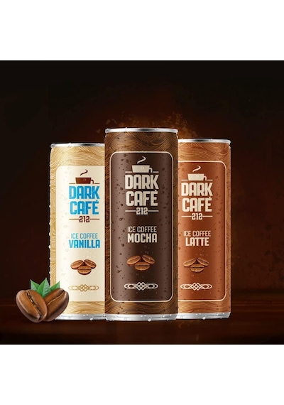 Dark Café 212 Soğuk Kahve Caramel Macchiato 250 Ml X 12 Adet Hazır