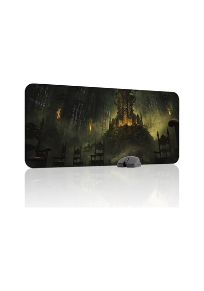 Demon's Souls Kaymaz Dikişli Kauçuk Oyuncu Mousepad V4 - 90x40 Xxl Gaming Mouse Pad Fare Altlığı