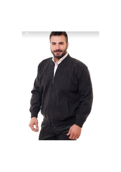 Bawcompany Erkek Çelik Örgü Içi Astarlı Hırka Gri