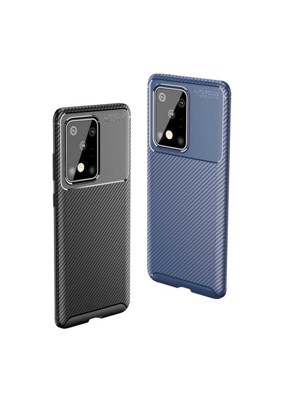 Galaxy S20 Ultra Kılıf Zore Negro Silikon Kapak Lacivert