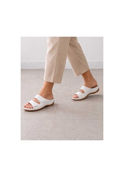 Look Life Kadın Beyaz Jelly Cool Halluks Valgus Ortopedik Terlik - Anneler Günü Hediyesi