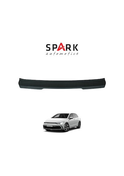 Volkswagen Golf 8 2021- Yılı Ve Sonrası Uyumlu Arka Tampon Eşiği Mat Siyah