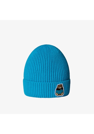 The North Face Logo Box Cuffed Çocuk Mavi Bere Nf0a8cgufop1 Mavi