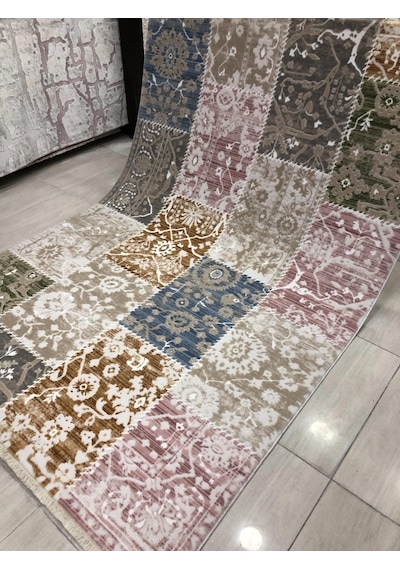 Kaşmir Halı Armina 160X235 Ae 0359 Patchwork Pudra Vizon 4 M2 Hal