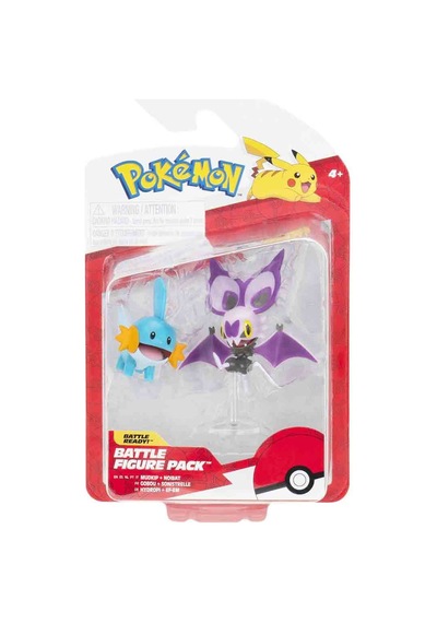 Pokemon Battle Figürler Mudkıp + Noıbat
