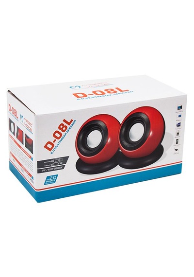 D-08l 1+1 Usb Mini Oval Hoparlör - Speaker 2 3 Watt - 4 Ohm