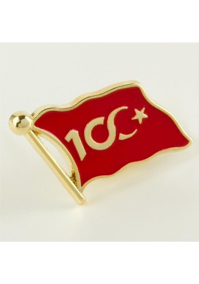 Cumhuriyetin 100. Yılına Özel Yaka Rozet Çok Renkli 22066843
