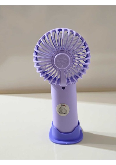 Masaüstü Stantlı 3 Kademeli Taşınabilir Mini Fan Şarjlı El Vantilatörü