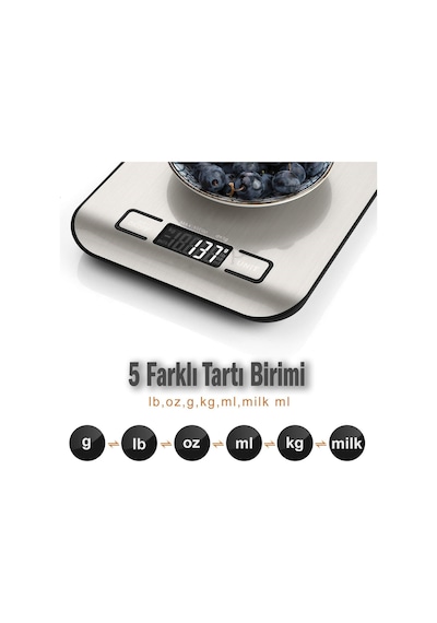 Orret Home Dijital Mutfak Terazisi Diğer