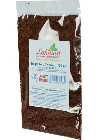 Doğal Tere Tohumu 100 Gr Paket