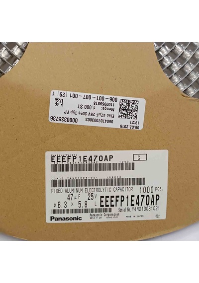 Eeefp1e470ap 47mf 25v 6.3x5.8 Smd Kondansatör 150 Adet