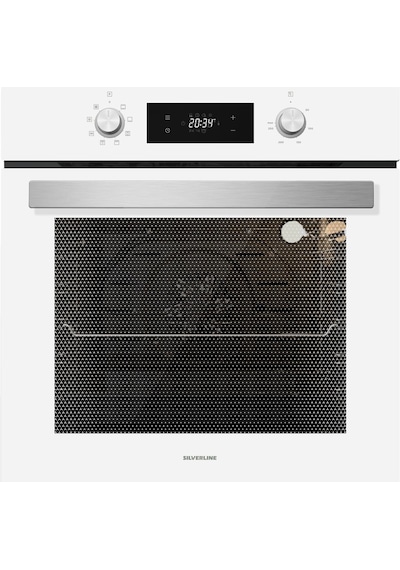 Silverline BO6504W01 - CS5429W01 - 3457 Soho 60 CM Beyaz Cam Ankastre Set