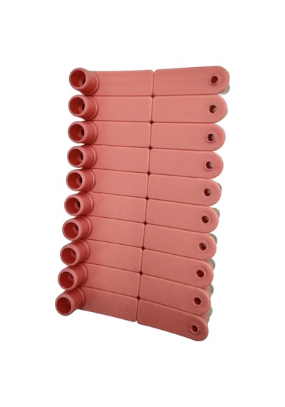 250 Adet Pembe Küçükbaş Kuzu -sokak Hayvanları Küpesi- Parmak Küpe Fry Tag