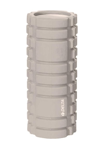 Yüksek Yoğunlukta Orta Sert Deluxe Foam Roller Masaj Köpüğü Pilates Masaj Rulosu-gri Gri