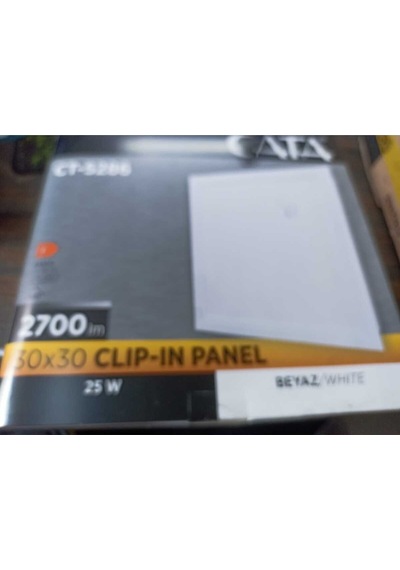 Ct-5286 30x30 Clıp-ın Panel 25w Beyaz Işık Yok 25 Watt Diğer