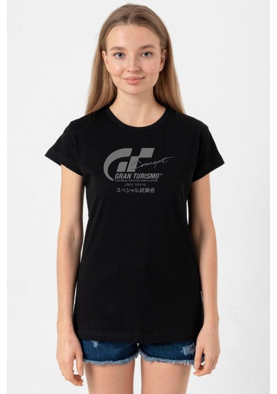 Gran Turismo Concept Siyah Kadın Tshirt SIYAH