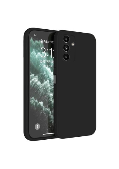 Galaxy  Uyumlu  S23 Fe Kılıf First Silikon - Siyah