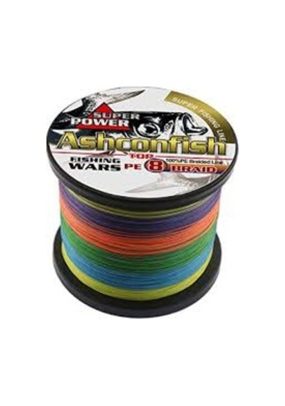 ASHCONFISH X8-0.10 Mm,2.72 Kg Çeker, 2000 Metre Multıcolour 8 Kat