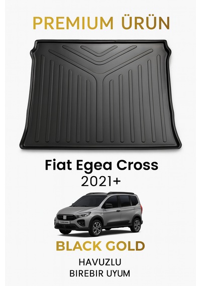Fiat Egea Cross İle Uyumlu Bagaj Havuzu 3d Premium