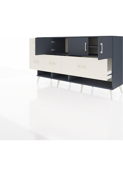 Hyperion Konsol 3 Raflı 5 Çekmeceli 3 Kapaklı 176x44x99 Antrasit- Antrasit-antrasit/aytaşı Hyperion Konsol 3 Raflı 5 Çekmeceli 3 Kapaklı 176x44x99 Antrasit- Antrasit-antrasit/aytaşı