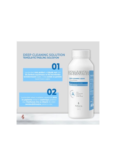 Hydrafacial Aha Etkili Temizleyici Peeling Solüsyon 1000ml