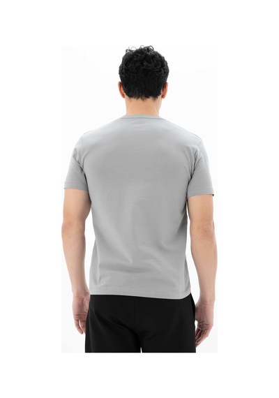 AR-MA Arma Erkek Slim Fit Bisiklet Yaka Tişört Y25344452001 Gri