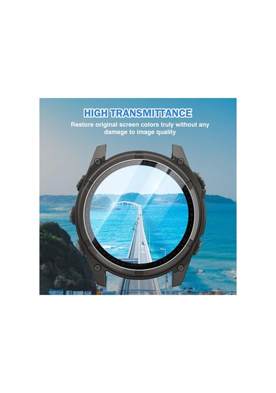 Garmin Fenix 5 47mm 9h Temperli Cam Ekran Koruyucu 2 Adet