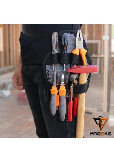Probag Profesyonel Bel Tipi Elektrikçi Alet Çantası