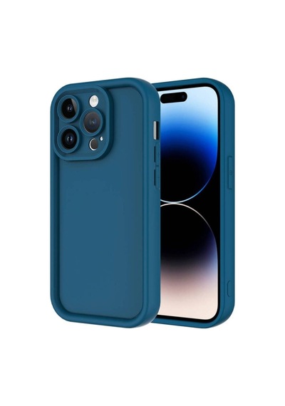 Apple Uyumlu iPhone 14 Pro Kılıf Kamera Korumalı Zore Ananas Kapak Koyu Yeşil