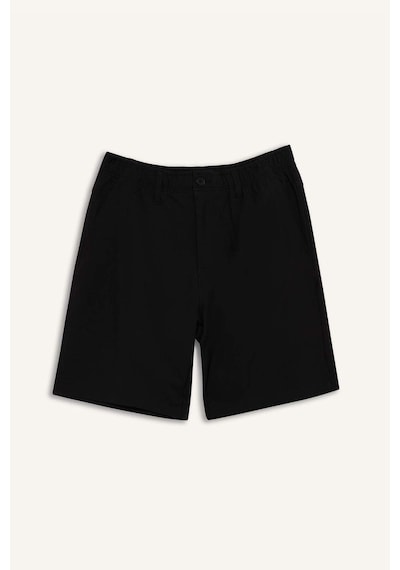 DeFactoFit Standart Fit Sporcu Kısa Paça Dokuma Şort E4137AX25SMBK81