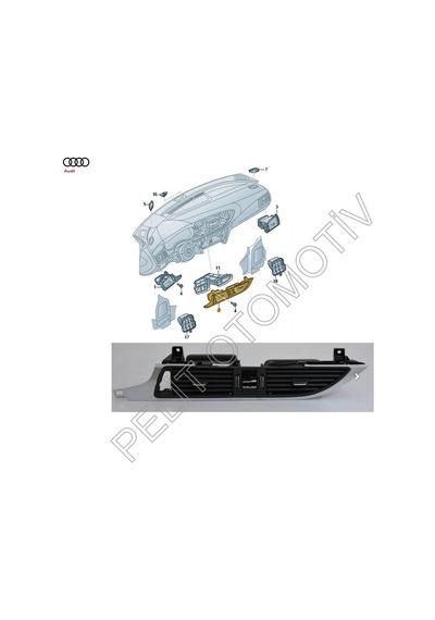 Audi A7 Ön Orta Havalandırma 4g1820951j  2015-2018