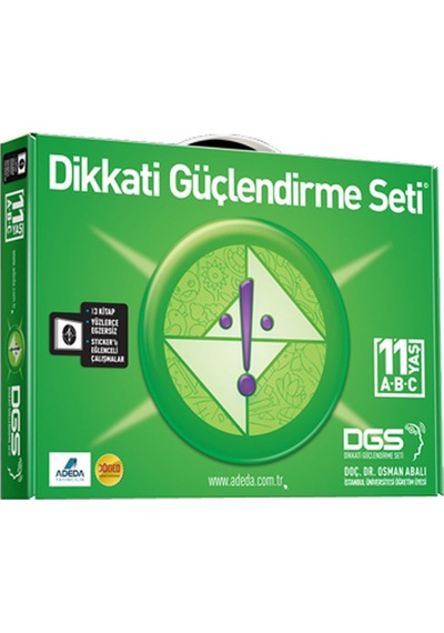 Dikkati Güçlendirme Seti 11 Yaş Osman Abalı Adeda Yay