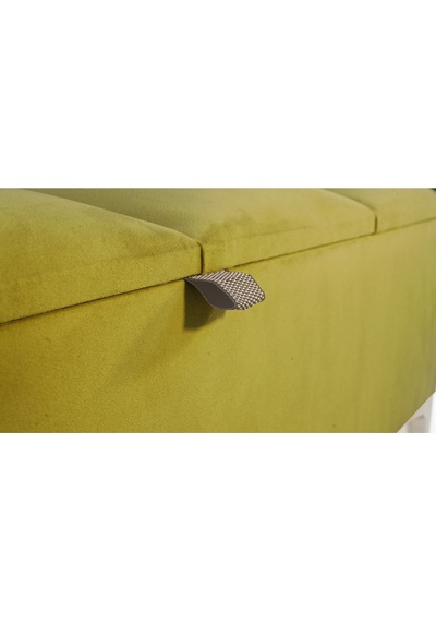 Vetra V2 Sandıklı Puf  Hardal Dilimli Model Sandıklı Bench Puf - Sandıklı Yatak Ucu Bankı